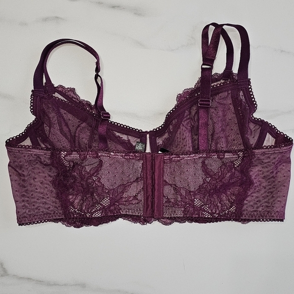 Torrid Bra! Purple Lace! Underwire! Size 0X! NWT! - Picture 8 of 9